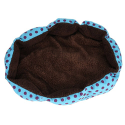 Dog and cat bed pontoon + pillow - blue