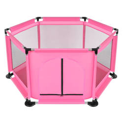 Playpen for animals, dry pool - pink