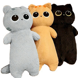 Kitty pillow with big eyes - 60cm - mix