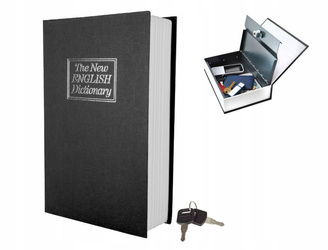 Safe box in the book + keys