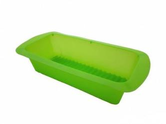 Silicone cake baking pan - green