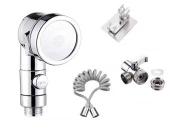 Shower head for washbasin faucet
