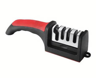 Three-phase knife sharpener