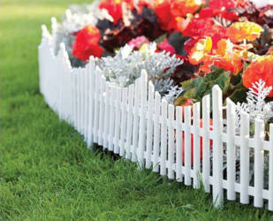 4 x fence garden palisade