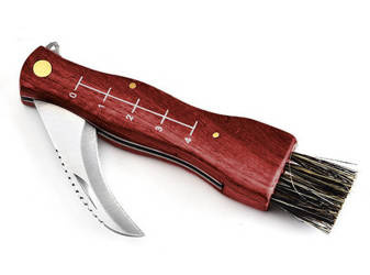 Mushroom knife with broom