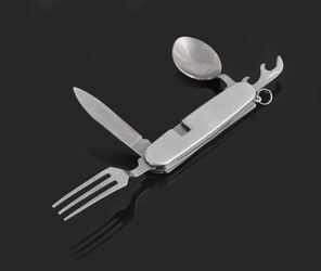 Pocket knife - a tourist essential, spoon, knife, fork