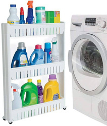 Bathroom cabinet on wheels