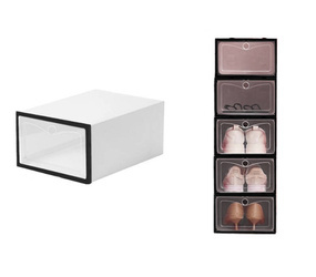 Set of 6 shoe box - black