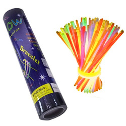 Świecące opaski fluorescencyjne bransoletki - 100 sztuk