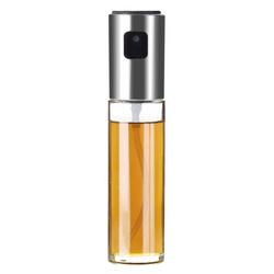 Dozownik oleju ze spryskiwaczem - srebrny