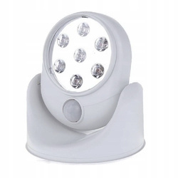 Lamp with a 7 LED motion sensor