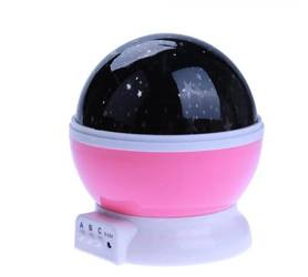 Noční lampa Star Master - růžová