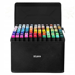 Zestaw markerów 80szt mazaki