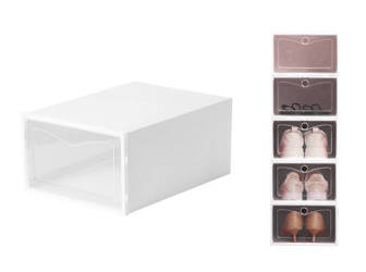 Set of 6 shoe box - white