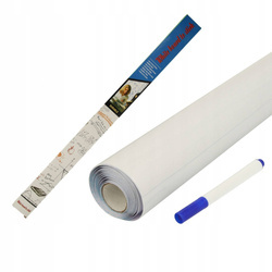 Self-adhesive board on the wall - white