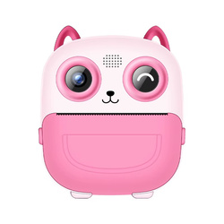 Mini Thermal Printer with Camera for Kids - Pink