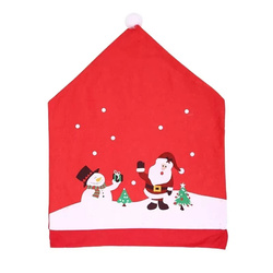 Christmas chair cover Santa hat