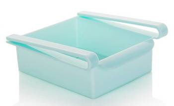 Shelf drawer for the refrigerator blue