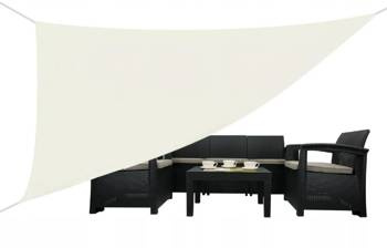 Przeciwsłoneczny żagiel ogrodowy 5x5x5m - trójkąt