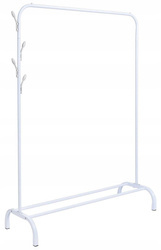 Clothes hanger floor stand - white