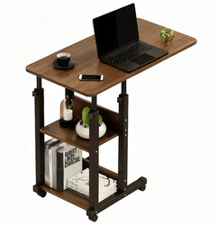 Mobilní stolek na notebook - tmavě hnědý