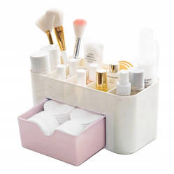 Organizer for cosmetics pink