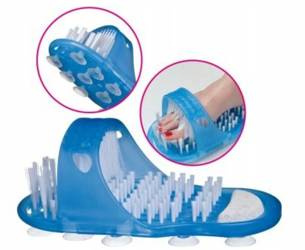 Shower foot brush