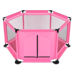 Playpen for animals, dry pool - pink