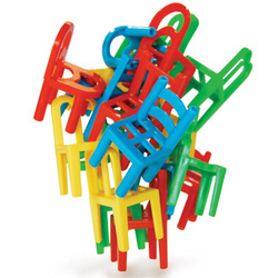 Falling chairs arcade game