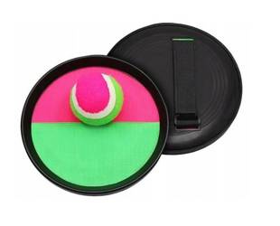 Velcro catch ball paddles and ball