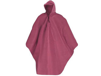 Poncho bicycle cape - red