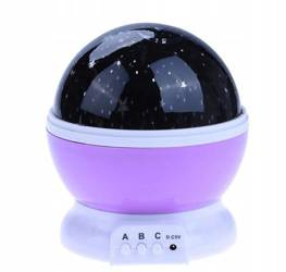 Star Master bedside lamp - violet