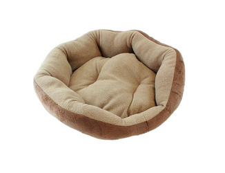 Legowisko dla psa i kota ponton + poduszka - brązowe