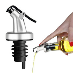 Bottle dispenser with stopper pourer