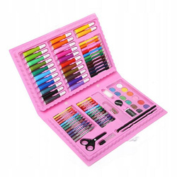 86-part painting set - pink