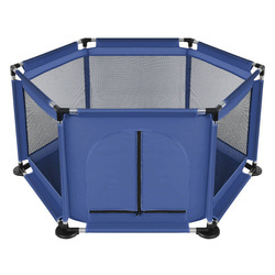 Playpen for animals, dry pool - dark blue