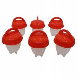 Silikonowe foremki do gotowania jajek 6 szt