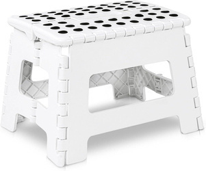 Folding Stool - White 22 cm