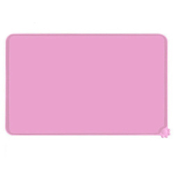 Silicone mat for a dog or cat bowl - pink