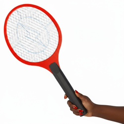 Battery-operated electric fly swatter