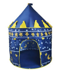 Namiot dla dzieci pałac domek - niebieski