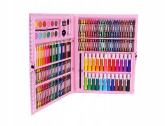 168-part painting set - pink