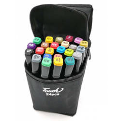 24ks značkovače alkoholu na manga + pouzdro