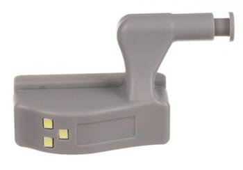 Lampka na zawias szafy 3 LED + bateria