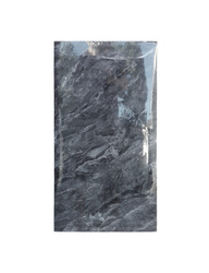 Foam wallpaper 60x30cm gloss - dark gray marble