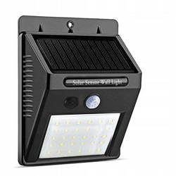 30 Led solar lamp with dusk and motion sensor