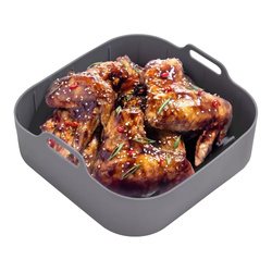 Silicone form tray for air fryer 18x18 cm