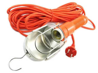 Workshop lamp with 10 m cable