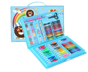 86-part painting set - blue