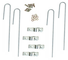 4x kotva pro uchycení květinové pergoly